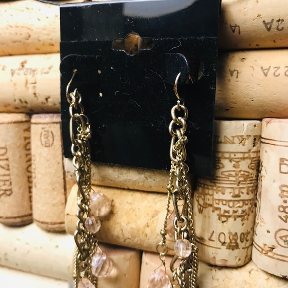 Gold Waterfall Earrings - Picture 4 of 6